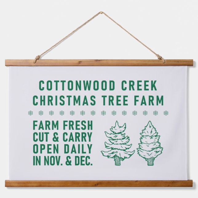 COTTONWOOD CREEK HANGING TAPESTRY (Front)