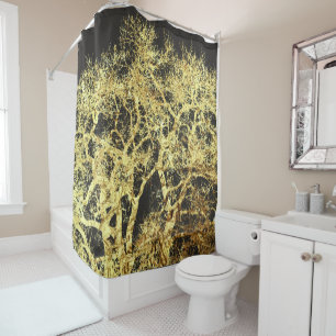 Cottonwood Trees along the Rio Grande Shower Curtain