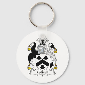 Cottrell Family Crest Key Ring