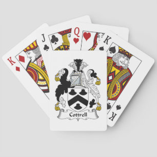Cottrell Family Crest Playing Cards