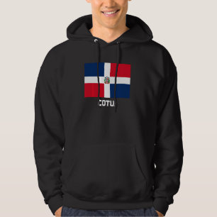Cotuí Dominican Republic Flag Emblem Escudo Crest  Hoodie