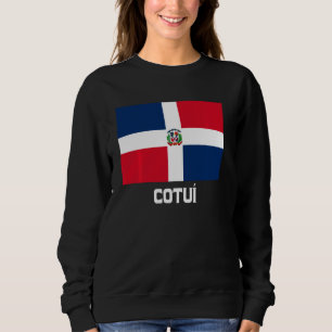 Cotuí Dominican Republic Flag Emblem Escudo Crest  Sweatshirt