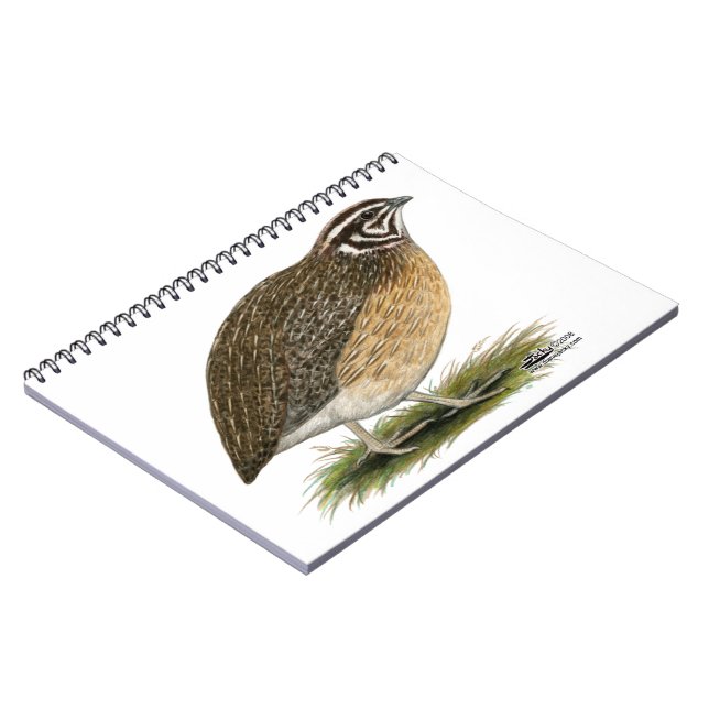 Coturnix Pharaoh Quail Notebook (Left Side)