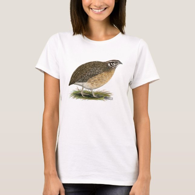 Coturnix Pharaoh Quail T-Shirt (Front)