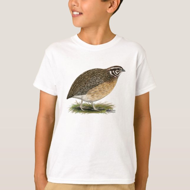 Coturnix Pharaoh Quail T-Shirt (Front)