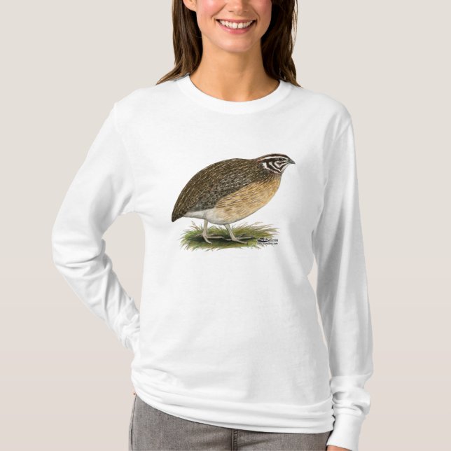 Coturnix Pharaoh Quail T-Shirt (Front)