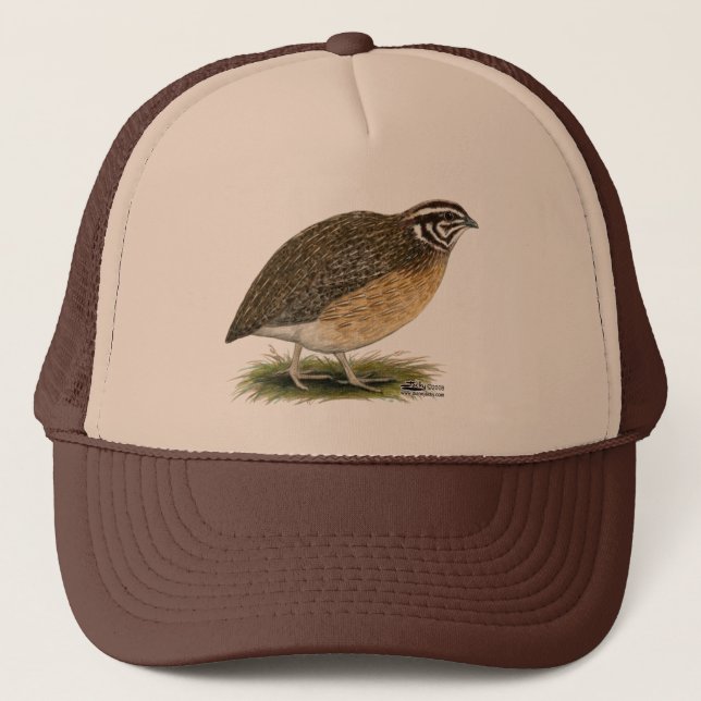 Coturnix Pharaoh Quail Trucker Hat (Front)