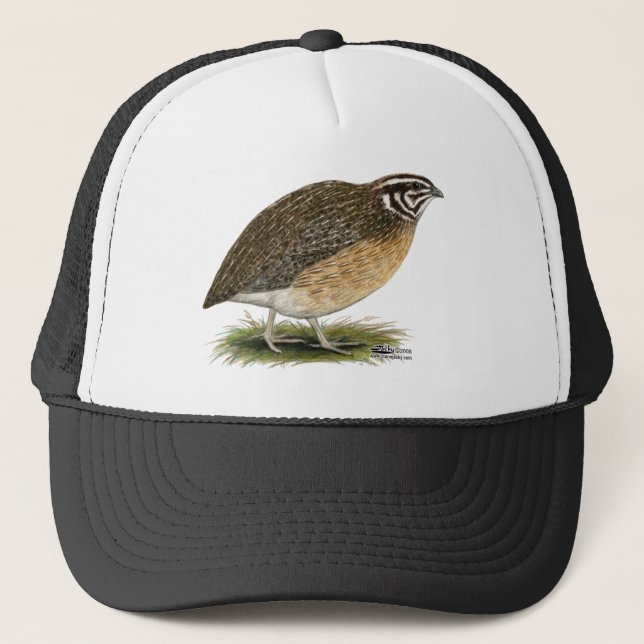 Coturnix Pharaoh Quail Trucker Hat (Front)