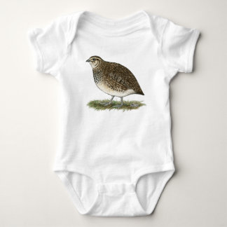 Coturnix Quail Hen Baby Bodysuit