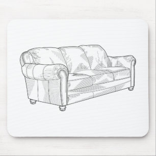 Couch Mouse Pad