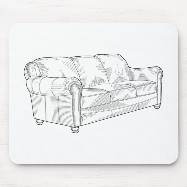 Couch Mouse Pad (Front)