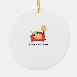 Couch potato ceramic tree decoration