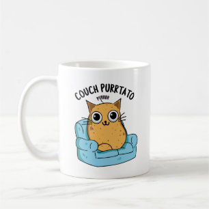 Couch Purrtato Funny Potato Pun  Coffee Mug