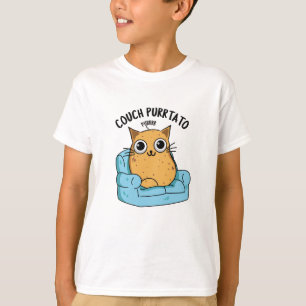 Couch Purrtato Funny Potato Pun T-Shirt