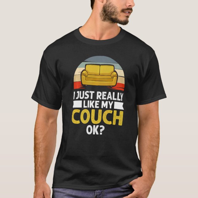 Couch Quotes  Sofa Potato Living Room  2 T-Shirt (Front)