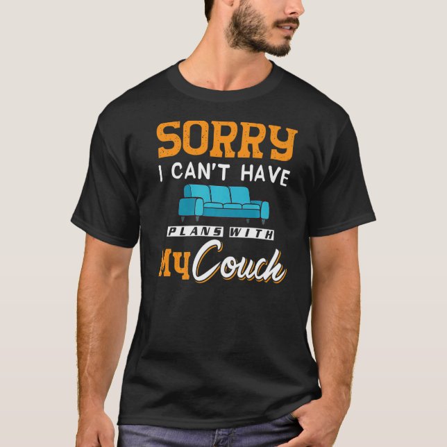Couch Quotes  Sofa Potato Living Room T-Shirt (Front)