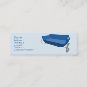 Couch - Skinny Mini Business Card