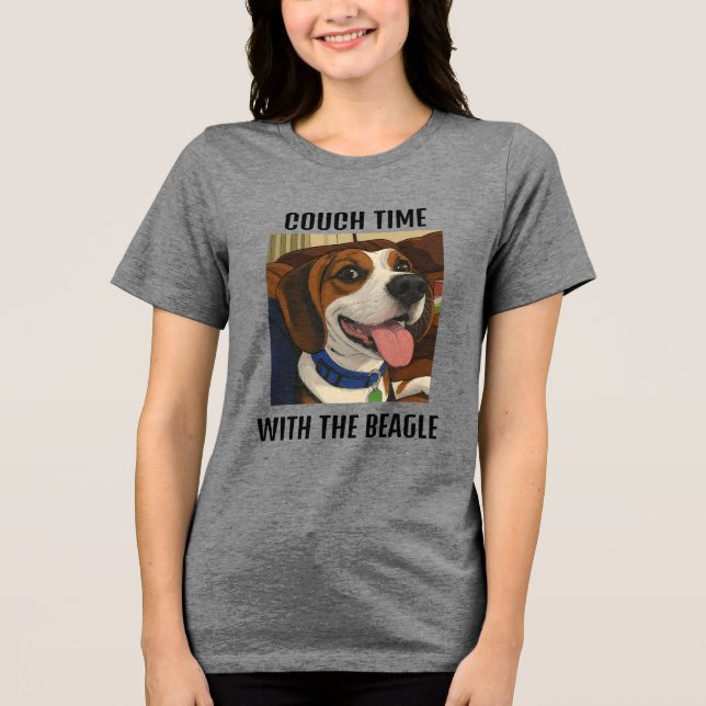 Couch Time Tri-Blend Shirt (Front)