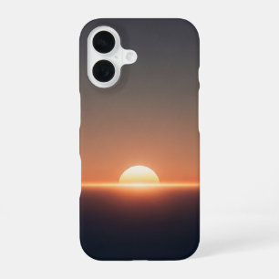 Coucher de Soleil Cosmique Vintage iPhone 16 Case