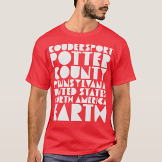 Coudersport PA Cherry Springs Potter County Pennsy T-Shirt
