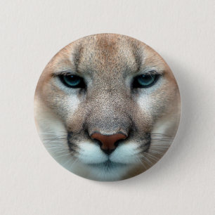 COUGAR 6 CM ROUND BADGE