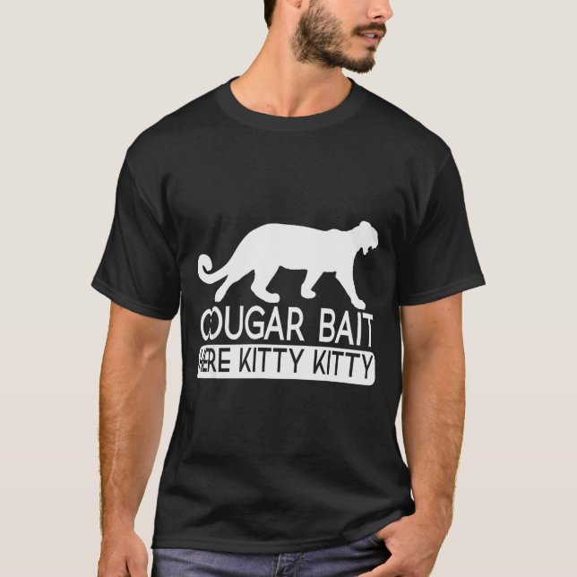 Cougar Bait - Funny Mens Cougar  T-Shirt (Front)