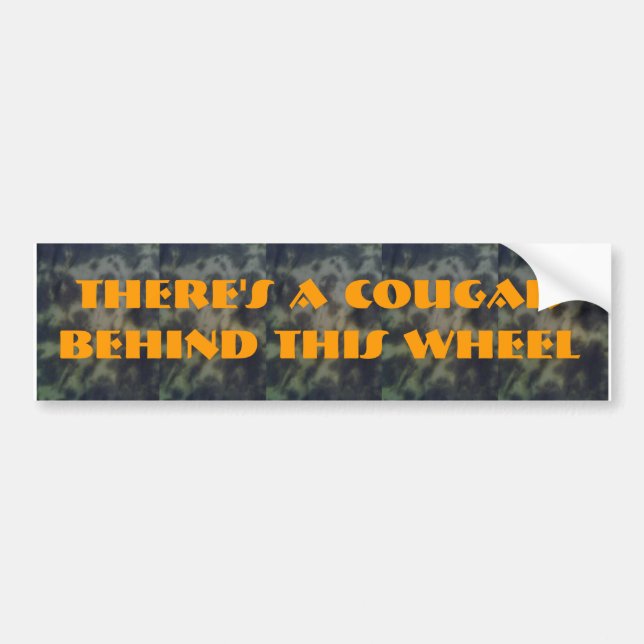Cougar Bumper Sticker (Front)