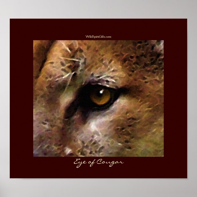 COUGAR EYE Art Poster (Front)