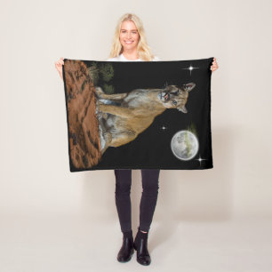Cougar Fleece Blanket
