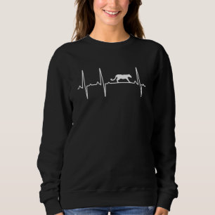 Cougar Heartbeat For Men Women Puma Animal Sweatshirt