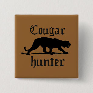COUGAR HUNTER 15 CM SQUARE BADGE