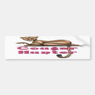 Cougar Hunter Bumper Sticker