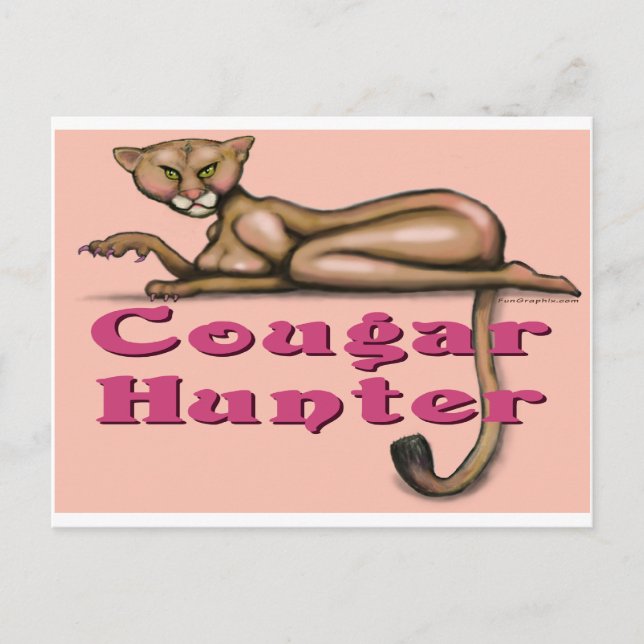 Cougar Hunter Postcard (Front)