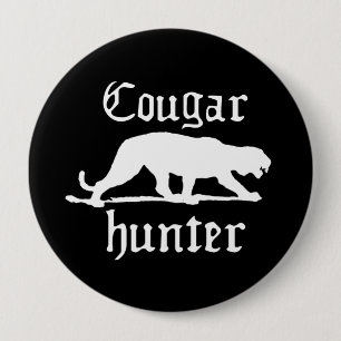 COUGAR HUNTER T-shirt 10 Cm Round Badge