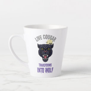 cougar live latte mug