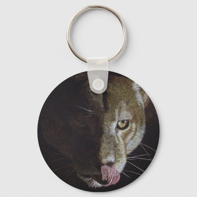 Cougar Night Key Ring (Front)