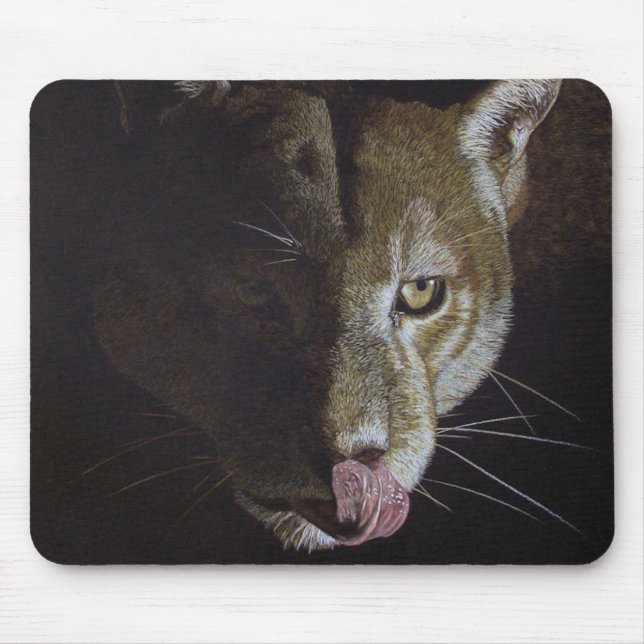 Cougar Night Mouse Pad (Front)