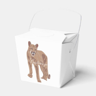 Cougar Puma Mountain Lion Thunder_Cove Favour Box