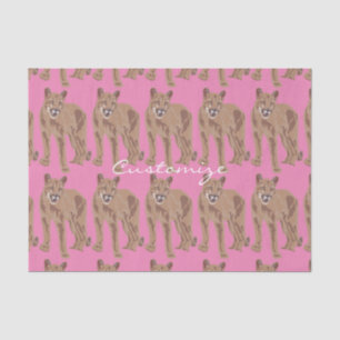 Cougar Puma Mountain Lion Thunder_Cove Tissue Paper