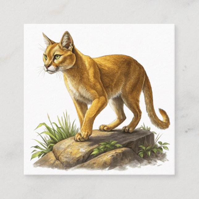 Cougar Square Business Card (Front)