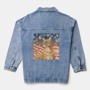 Cougar Stars and Stripes Denim Jacket
