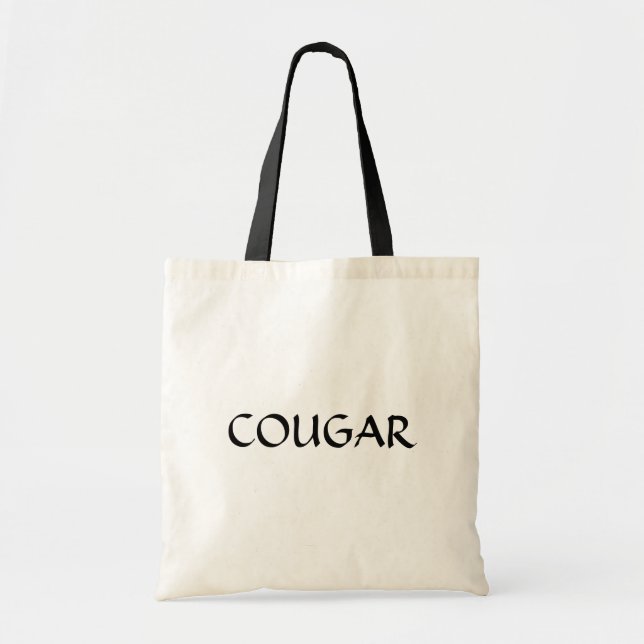 cougar tote bag (Front)