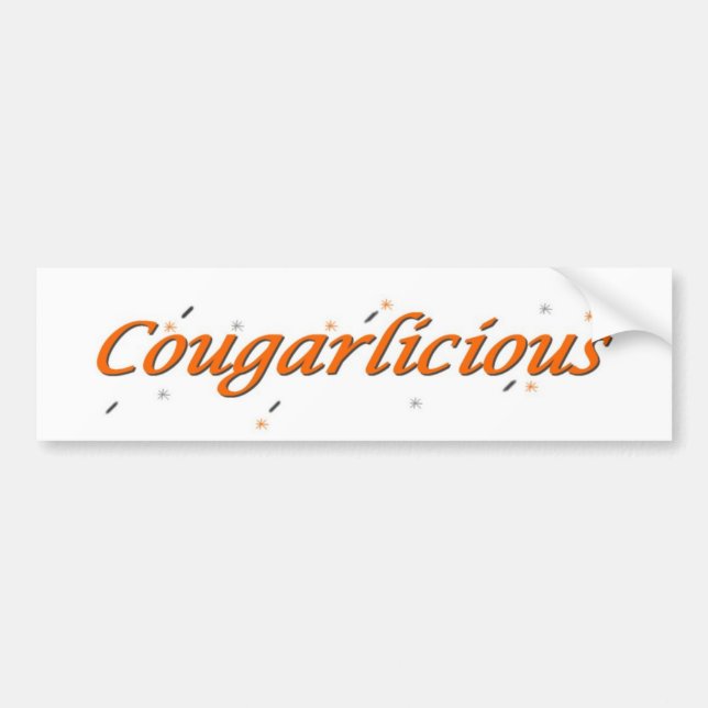 Cougarlicious Bumper Sticker (Front)