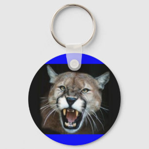 CougarPhotoSnarl Key Ring