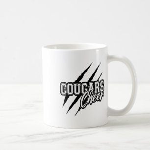 Cougars Cheer Back To School Cheerleading Team Spi Coffee Mug