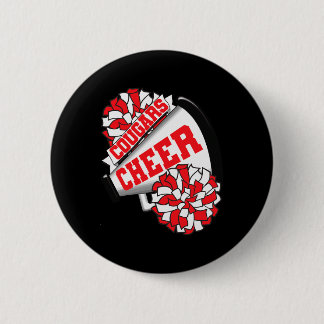 Cougars Cheer Ck To School Cheerleading Spirit R  6 Cm Round Badge