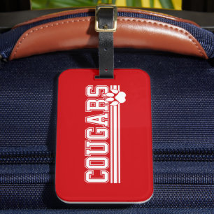 Cougars luggage tag