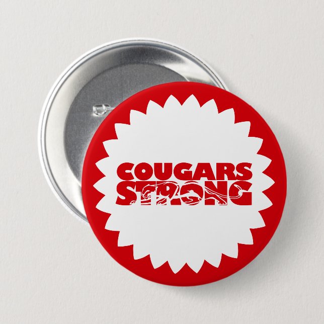 Cougars Pin Button (Front & Back)