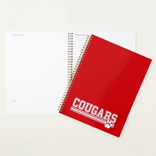 Cougars Planner Notebook (Display)