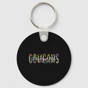 Cougars School Sports Fan Team Spirit Mascot Gift  Key Ring